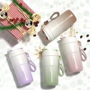 Watersy Garrafa Térmica café 550ml Inox com Alça Esportiva Quente e