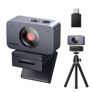Webcam Ugreen 4K Com Sensor De 8 Mp 30 Fps Redução De Ruído AI Foco