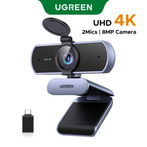 Webcam Ugreen 4K Para PC Ultra HD 1080P 60FPS Câmera Web Com
