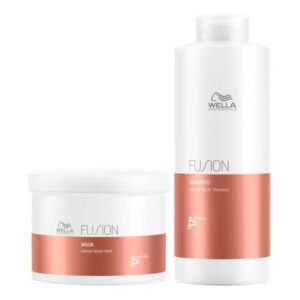 Wella Fusion Shampoo 1000ml Máscara 500ml