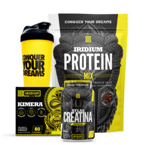 Whey Protein Mix Kimera Thermo Atlas Creatina 60 cáps Acessório