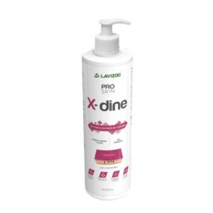 X-Dine Shampoo Clorexidina 500ml Para Cães e Gatos Lavizoo