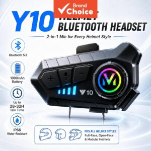 Y10 Bluetooth Capacete Fone De Ouvido À Prova D’água Sem Fio Intercom