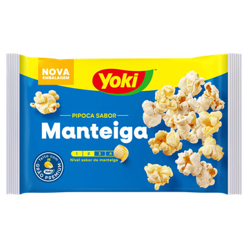 Yoki Pipoca para micro-ondas manteiga 100g — Eletroportáteis