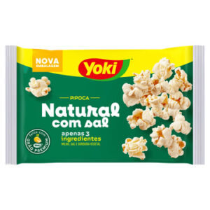 Yoki Pipoca para micro-ondas natural com sal 100g