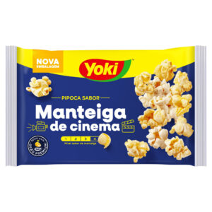 Yoki Pipoca para micro-ondas sabor manteiga de cinema 100g